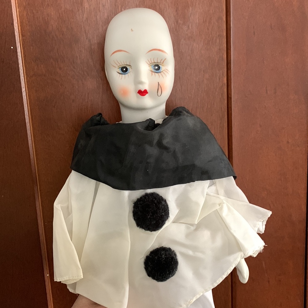 Vintage pierrot doll